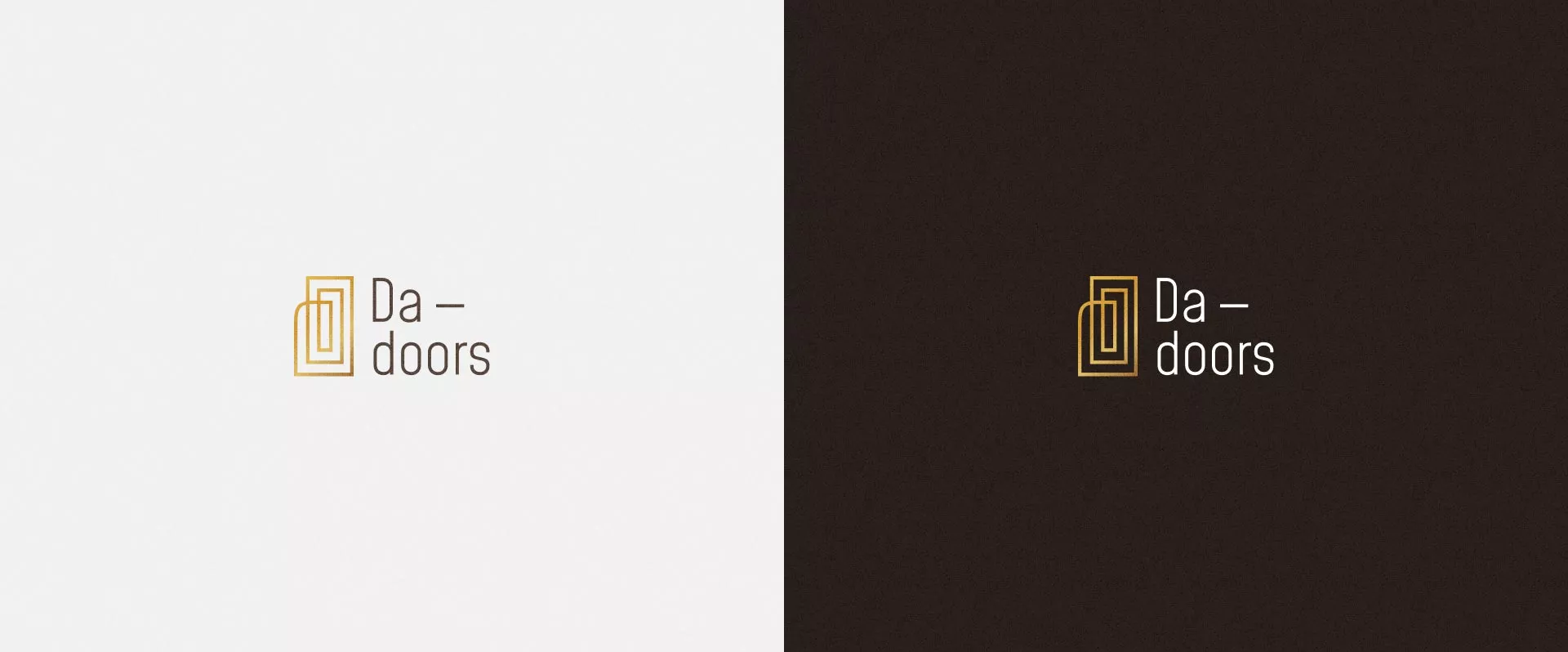 Разработка логотипа для компании «DA-DOORS» в Орле